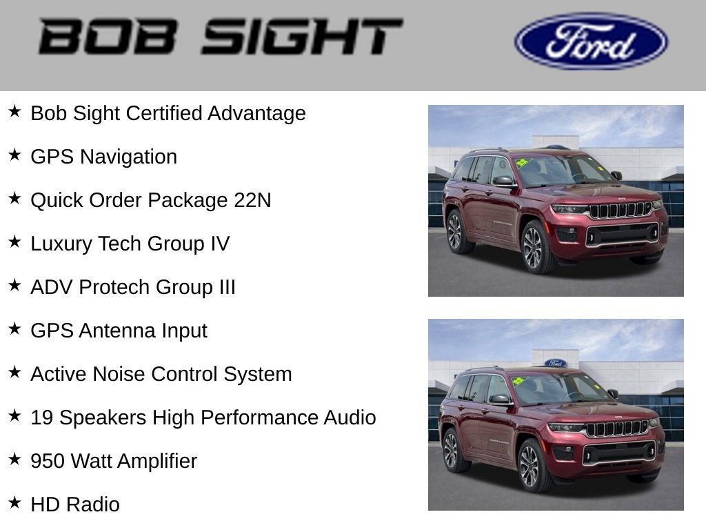 2022 Jeep Grand Cherokee Overland