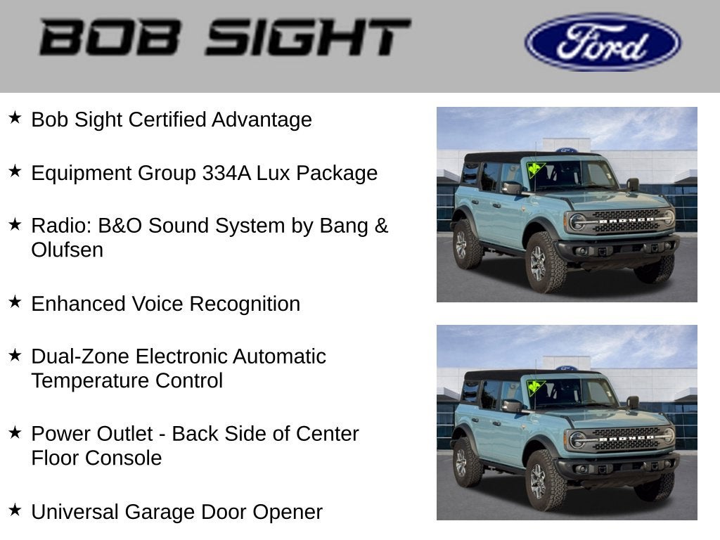 2023 Ford Bronco Badlands
