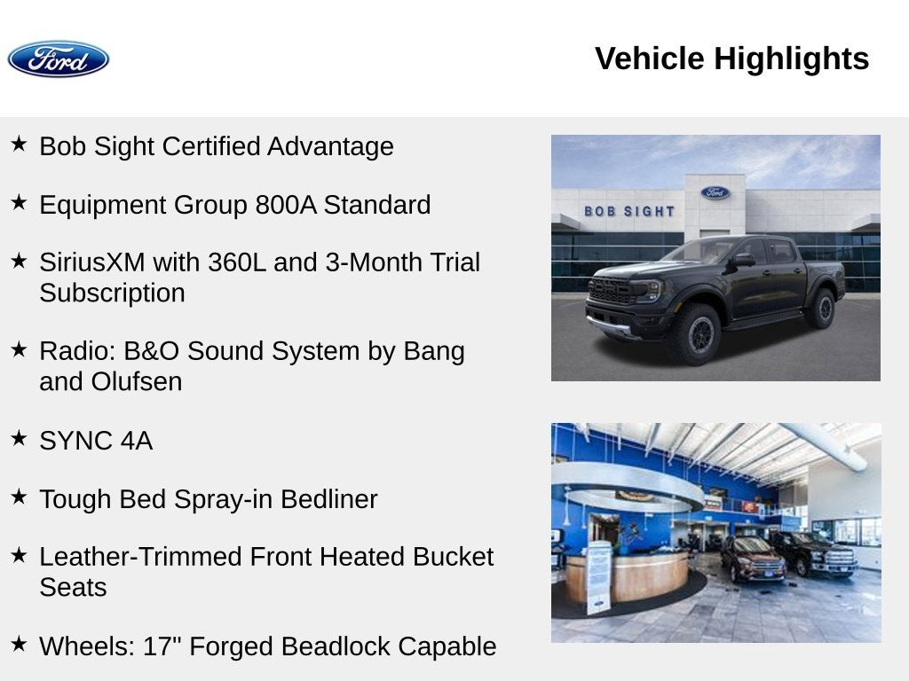 2026 Ford Ranger Raptor