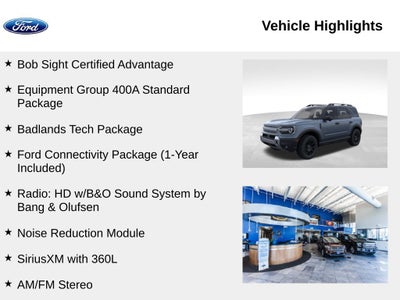 2026 Ford Bronco Sport Badlands